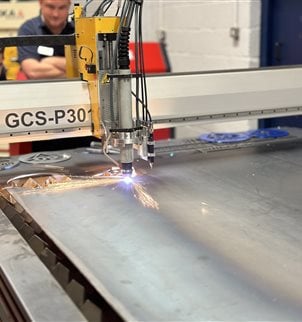 GEKA CNC Plasma Cutting System, GCS-P3015 with Powermax 125